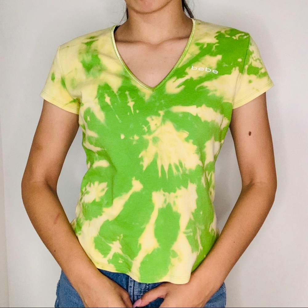 Lime Green Bebe Tee 🥒